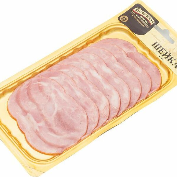 Шейка копчёно-варёная Егорьевская КГФ нарезка