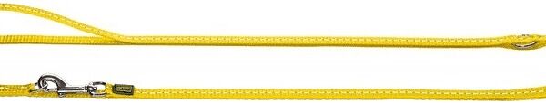 Hunter поводок-перестежка нейлоновый Tripoli светоотражающий 200 см. х 10 мм., Желтый