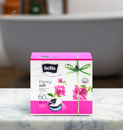 

Прокладки ежедневные Bella Panty Soft Verbena 2 капли 60 шт