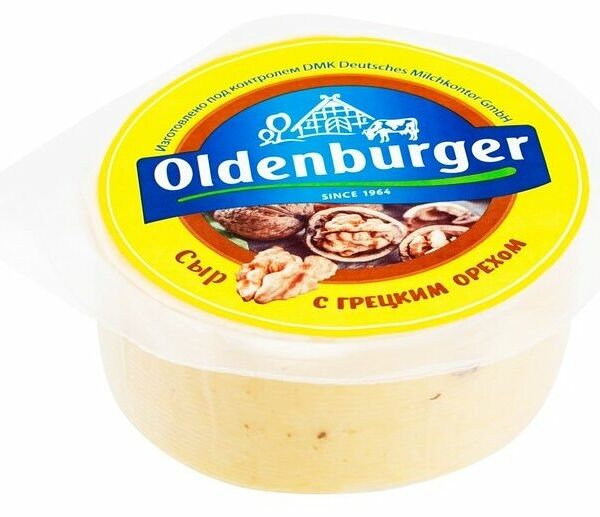 Сыр полутвердый Oldenburger С грецким орехом 50%