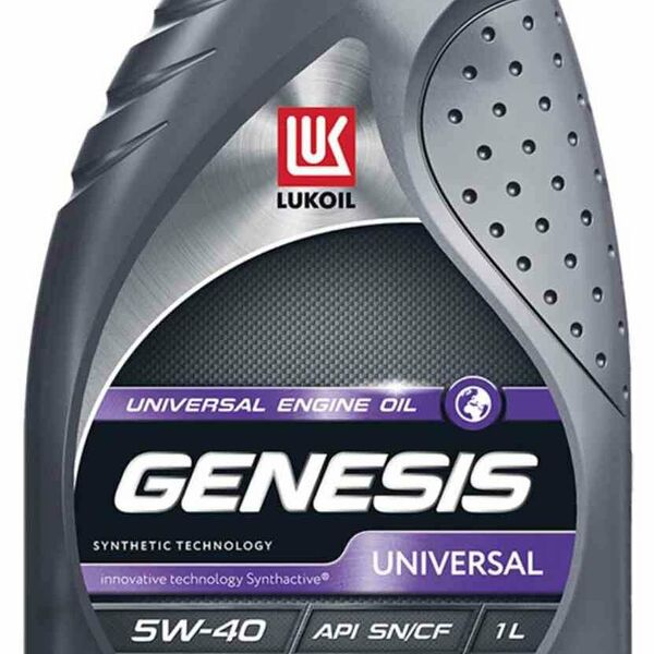 Масло моторное полусинтетическое Лукойл 5W-40 Genesis Universal