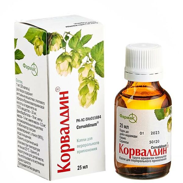Корвалдин 25 мл, фл.