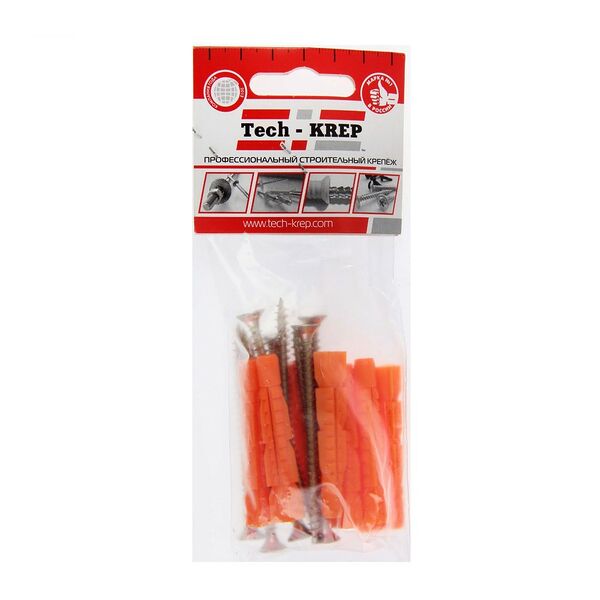 Дюбель универсальный 8х52мм с саморезом 5х70мм TECH-KREP