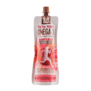Супер-завтрак Чиа 28 SEEDS ОМЕГА-3 Лесные ягоды-Киноа-Овёс
