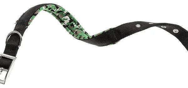 Ferplast ошейник нейлоновый Daytona Fantasy C20/43 20mm *43sm, Черный