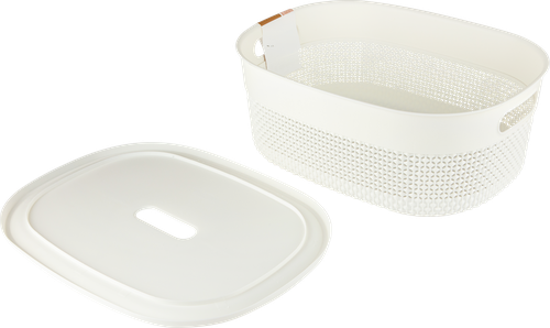 

Корзина для хранения Plast Team Oslo с крышкой