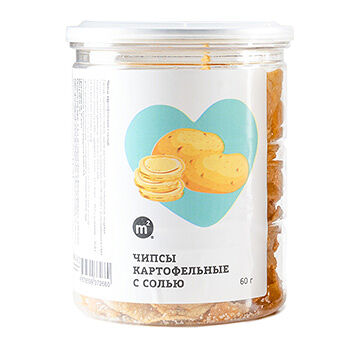 Чипсы М2 Картофельные с солью 60г, Россия