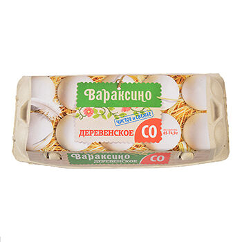 Яйцо куриное Деревенское отборное С0 ТМ Вараксино