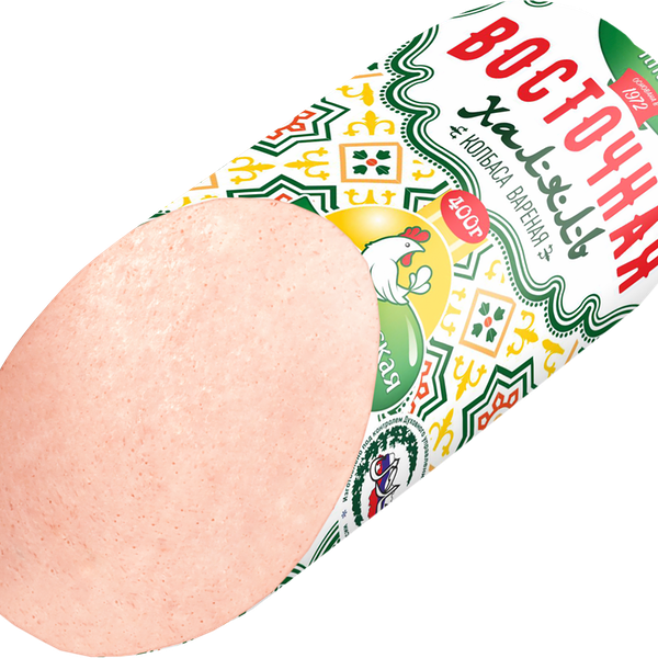 Колбаса вареная Чебаркульская птица Восточная Халяль, 400 г