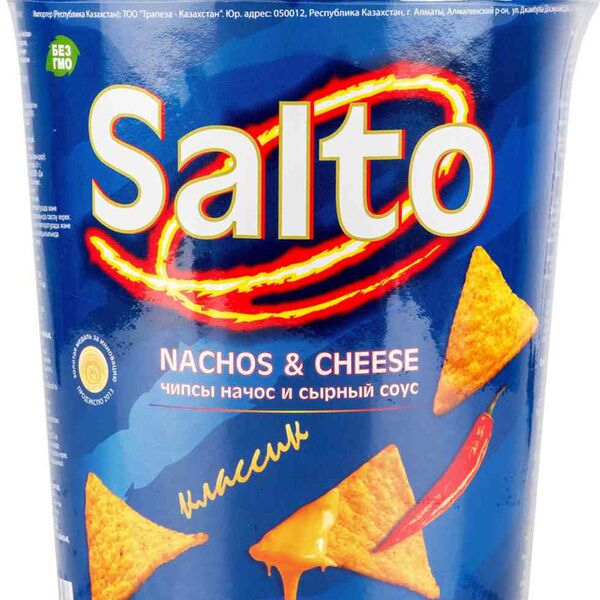 Чипсы кукурузные Salto Начос Классик с сырным соусом