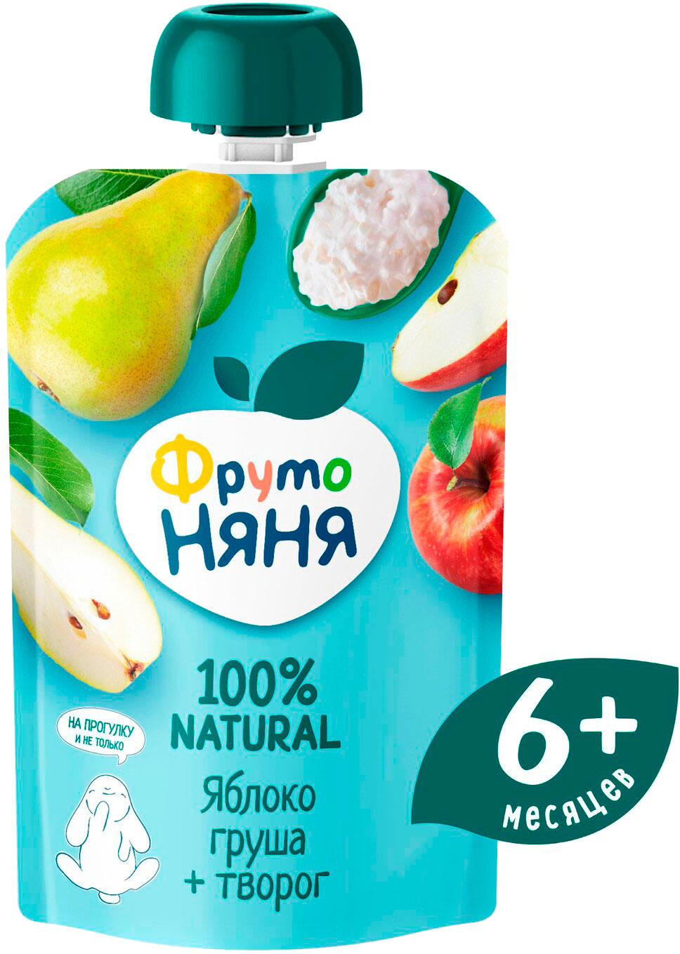

Пюре ФрутоНяня из яблок и груш с творогом