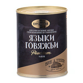 Языки говяжьи Premium в желе, Exclusive Standard