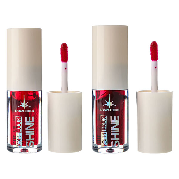 Юниlook шайн блеск-тинт для губ, 4,5 мл, 2 тона