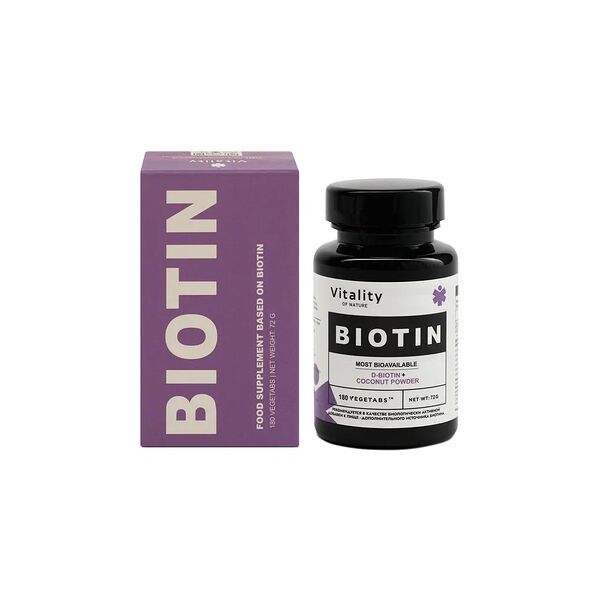 Vitality Биотин 150 мкг таблетки 180 шт