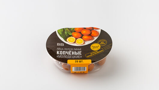Яйца перепелиные копченые 