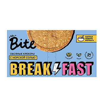 Крекеры овсяные Take a Bite с морской солью