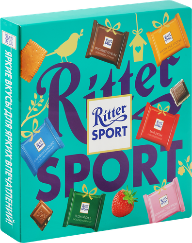 

Набор шоколада Ritter Sport Яркая весна 6 вкусов, 200 г