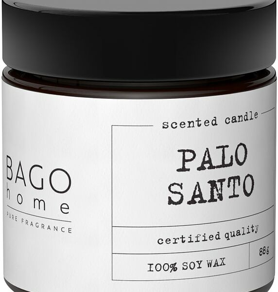 Свеча ароматическая Bago home Пало санто 88г