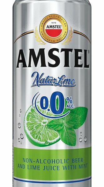 Пиво безалкогольное Amstel Лайм и мята 430мл