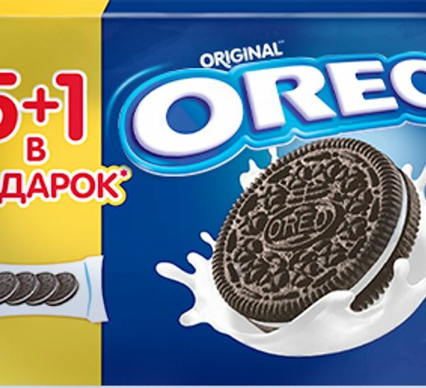 Печенье Oreo с какао и ванильной начинкой 228г