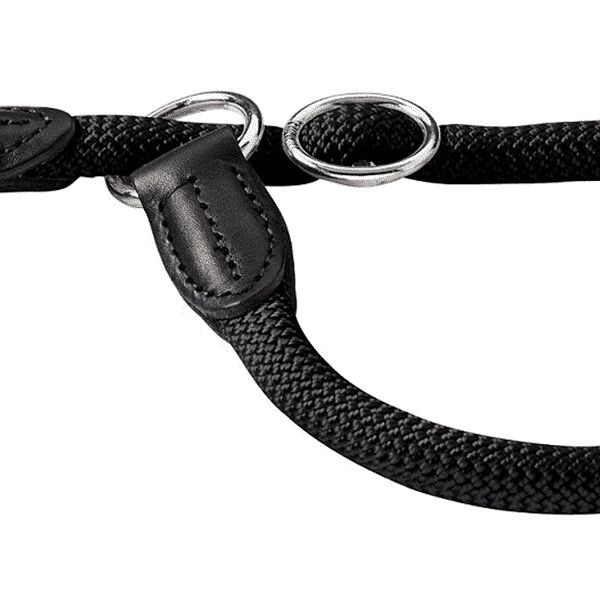 Hunter ошейник-удавка нейлоновый Freestyle круглый 60 см., Черный