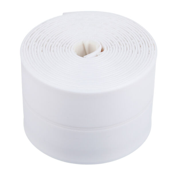 Ермак лента бордюрная самоклеящаяся белая 60ммх3,35м, полиэтилен