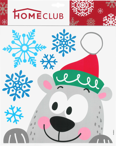 

Наклейка новогодняя для окон и стен Homeclub Новогодний персонаж 31х31 см Арт. RKX8601-04V