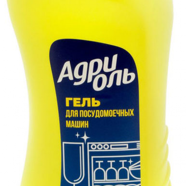 Гель для посудомоечных машин Адриоль Блеск и сушка 5в1 850 мл
