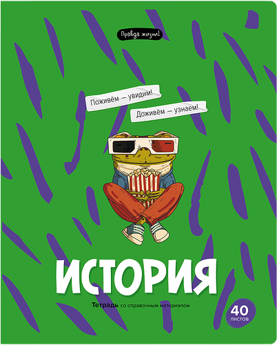 Тетрадь BG Правда жизни История, 40 листов, Арт. ТП5ск40 12201