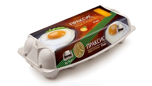 Яйцо куриное «Экстра» С0, «Праксис», 10 шт., Россия