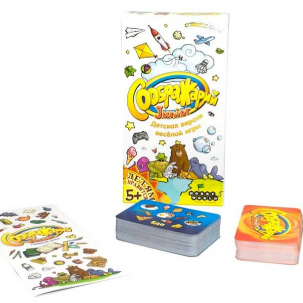 Настольная игра Соображарий Junior Hobby World 5+