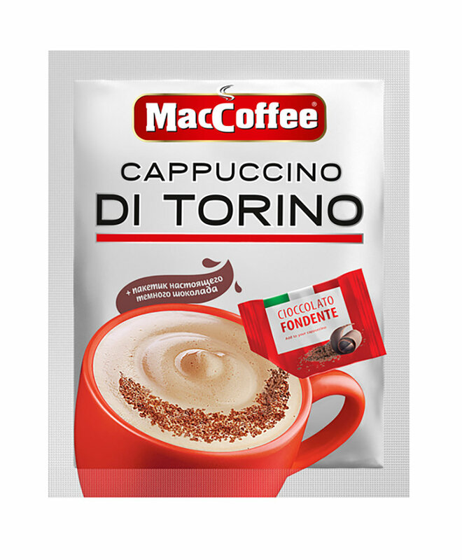 Купить Напиток кофейный MacCoffee Cappuccino Di Torino растворимый 3в1 ...