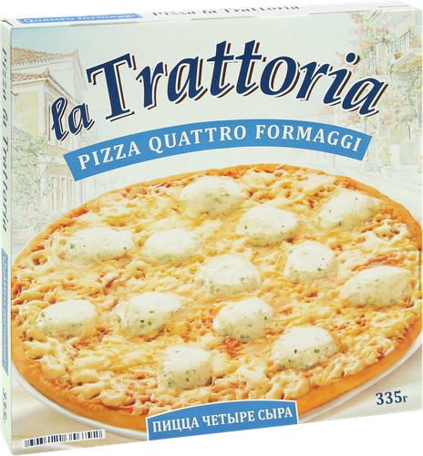 

Пицца La Trattoria 4 сыра 335 г