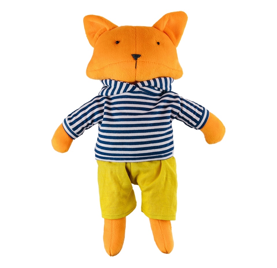 

Игрушка мягкая Voronaya Лис Мальчик в одежде 30см, Россия