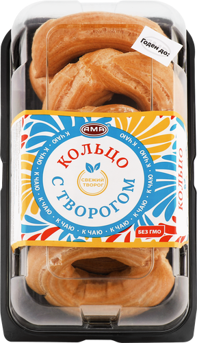 

Пирожное Ама Кольцо с творогом 250 г
