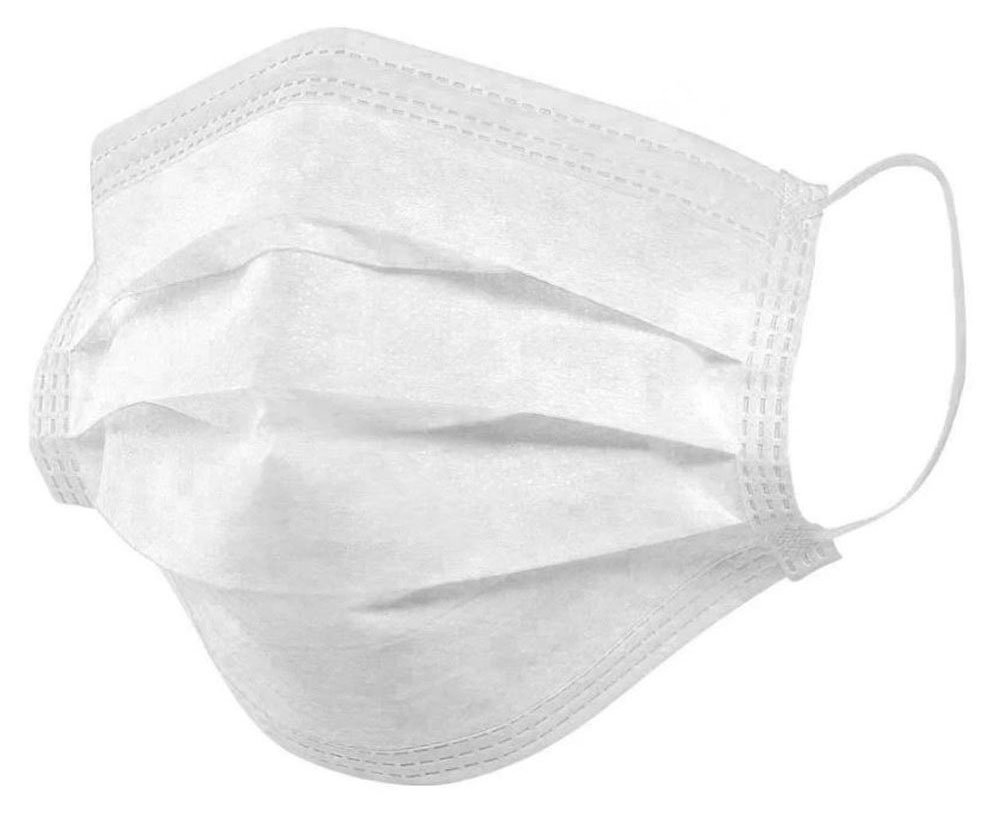 

Маска для лица защитная трехслойная 10 шт