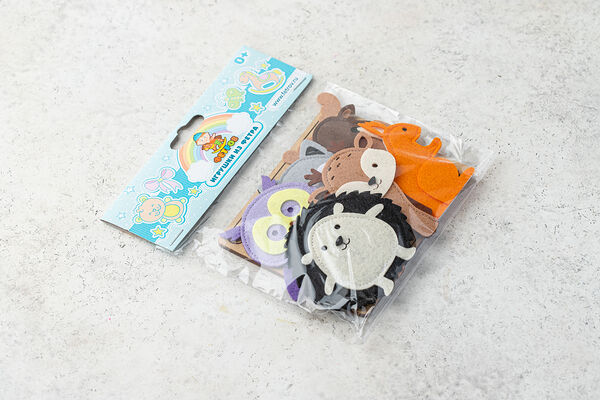 Набор игровой Пальчиковый театр Лесные обитатели, Вп