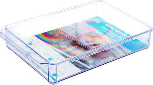 

Органайзер для холодильника Idea 20х30х5 см с крышкой прозрачный