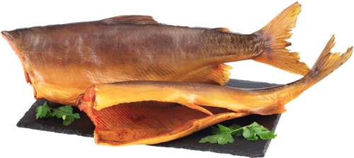 

Горбуша Океан потрошеная холодного копчения без головы вес