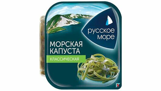 Морская капуста маринованная Русское море классическая, 200г