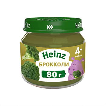 

Пюре Heinz Брокколи с 4 месяцев 80 г