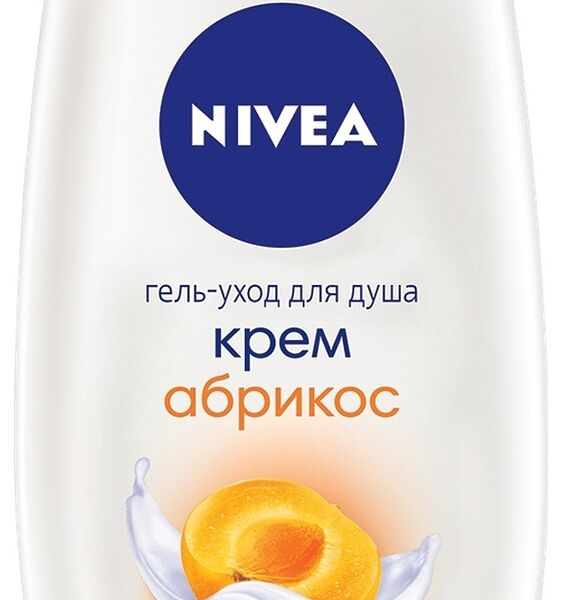Гель-уход для душа Nivea Крем абрикос увлажняющий с маслом абрикосовых косточек