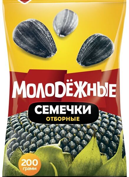 Семечки Молодежные Отборные обжаренные 200г
