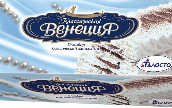 Мороженое пломбир Талосто Классическая Венеция