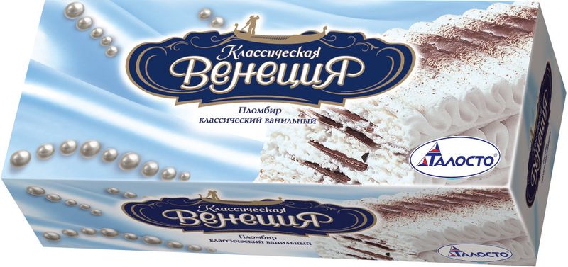 

Мороженое пломбир Талосто Классическая Венеция