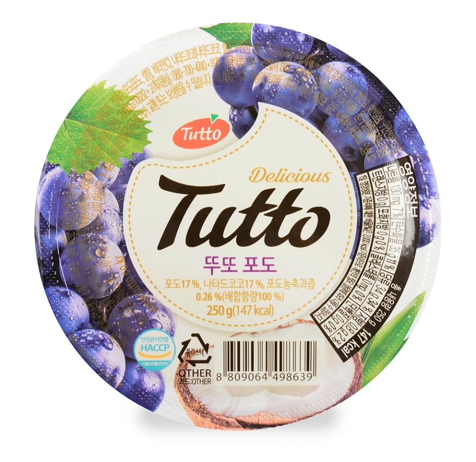 

Десерт Tutto Виноград 250 г