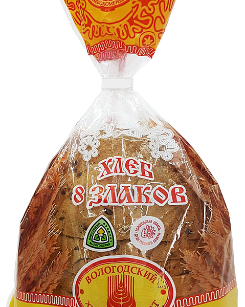 Хлеб ХК ВОЛОГОДСКИЙ Восемь злаков