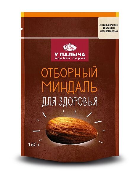Миндаль с итальянскими травами и морской солью 160 г