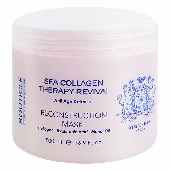 Маска для волос Bouticle коллагеновая Sea Collagen Therapy восстанавливающая, 500 мл