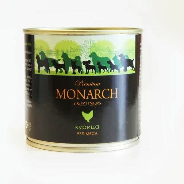 Влажный корм Monarch для взрослых собак всех пород, из курицы 240 г